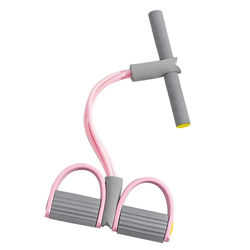 Fitness Resistance Bands 4-Tube Yoga Pedal Puller