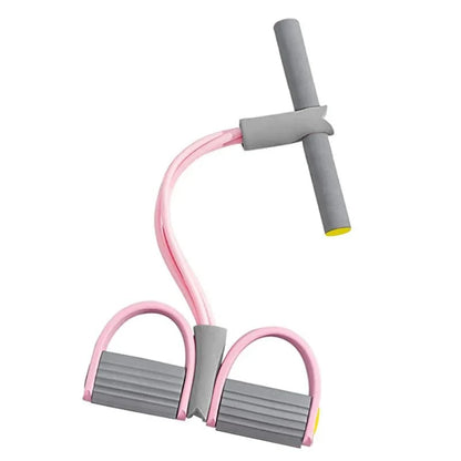 Fitness Resistance Bands 4-Tube Yoga Pedal Puller